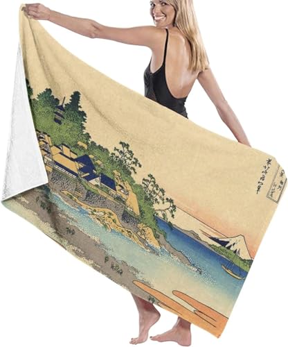 相州江の島 バスタオル マイクロファイバー ホテル仕様 大判 80*130cm タオル 1枚セット 高速吸水 速乾 ふわふわ 柔らかい 肌触り