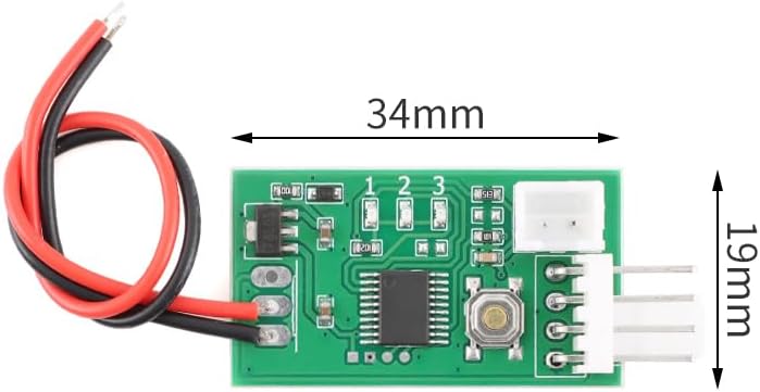 2Pcs PWM Fan Temperature Controller Module 1-Channel DC12V PWM Four-Wire Fan Speed Control Module PC Cooler Fans Green PCB