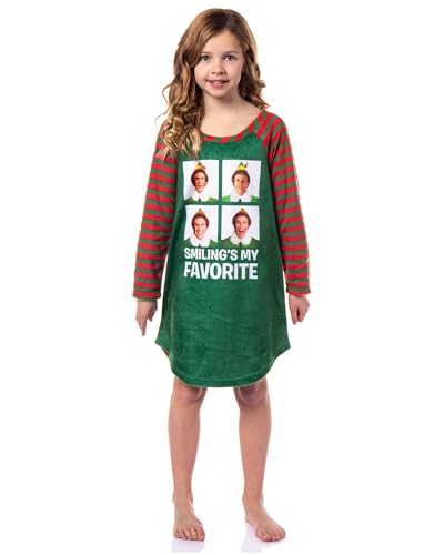 INTIMO Elf The Movie Girls Smilings My Favorite Christmas Sleep Pajama Nightgown (14/16)