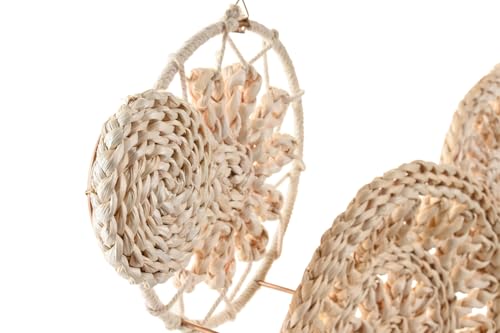 Déco murale naturelle maïs 79 cm | Suspension bohème chic