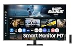 SAMSUNG M7 Series 43-Inch 4K UHD (3840x2160) Smart Monitor with Smart TV Apps, AI Picture Optimizer, Samsung Knox Security & Copilot (LS43FM702UNXZA) - [Canada Version]