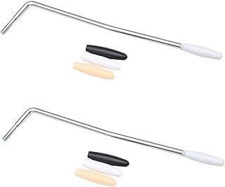 SUPVOX 2pcs guitar parts whammy bar tremolo bar tremolo bridge arm single tremolo bridge system parts tremolo arm thread crumbling