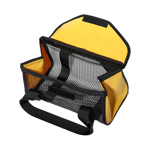 Sac à appâts de pêche en maille pliable pour organiser vos leurres en rivière et étang