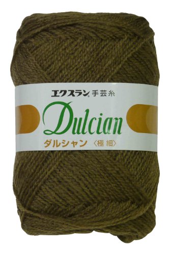 DARUMA ダルシャン 極細 毛糸 極細 Col.40 ブラウン 系 25g 約210m 5玉セット 01-6001