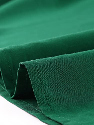 Allegra K Women's One Shoulder Dress Ruched Sleeveless Elegant Long Dresses X-Small Green #TOP4