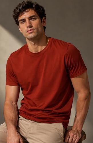 Image of London Hills T Shirt For Man | Men Round Neck Tshirts | Tshirt Shirts Men | Gym T Shirts For mens Workout | T-shirts For Man Cotton Stylish Round Neck T Shirt Half Sleeve Regular Fit Solid Multicolour