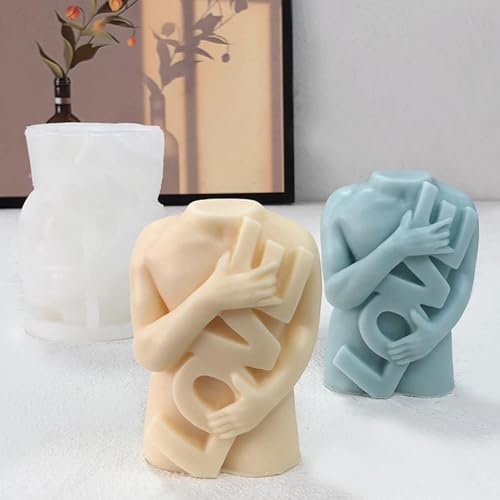 Molde de silicone para corpo humano, molde de silicone para corpo humano 3D,Molde de vela em formato