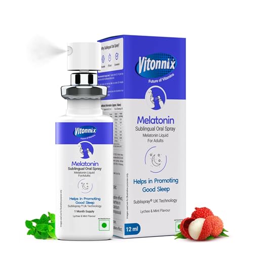 Image of Melatonin 2mg Sleep Spray | Under the Tongue Sublingual Technology | Supports Deep Sleep & Stress Relief | Fast Absorbing, Non-Addictive & Safe | Sleeping Spray | 12ml | 2 Months Supply