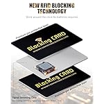 RFID Blocking Card 10 pack,One Card Protects Entire Wallet,RFID/NFC Contactless Bank Debit Credit Card Protector ID ATM Guard Card Blocker,Smart Slim Design Perfectly Fits in Purse–Black - Image 3