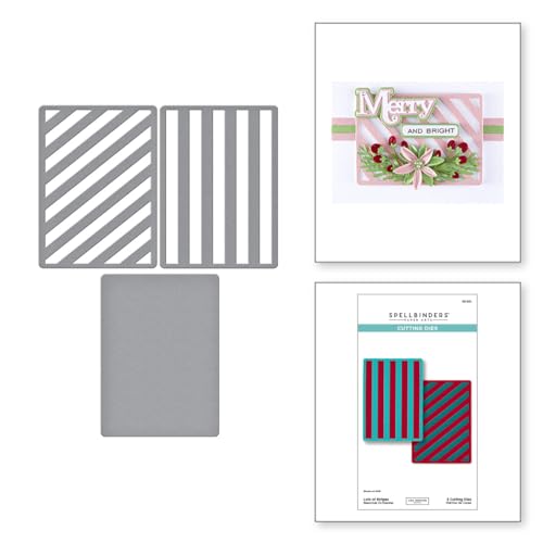 Matrices de découpe Lisa Horton à rayures pour des reliefs parfaits