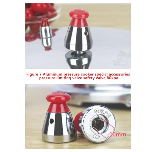 Pressure Cooker Valve - 1.46x1.1in Relief Jigger, Universal Fit Accessory, Anti-Leak Seal Cap | Durable Stainless Steel Cooker Weight with Tight Lock for Safe Steam Release in Daily Kitchen Cooking - Image 6