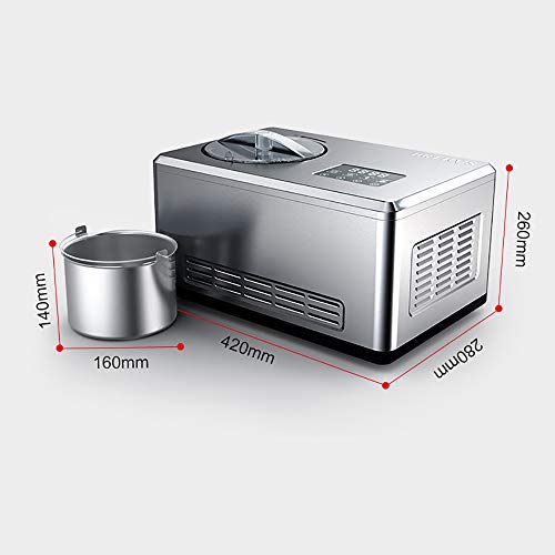 Eiscreme-Maschine Eiscreme-Maschine Haushalt Und Kommerzielle Automatische Mit KüHljoghurt-Maschine Aller Edelstahl – Bild 3