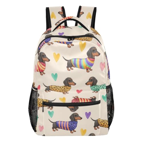 Sac à dos d'école grand volume beige pour soulager le dos des enfants
