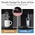 Tehanld Top Loading Water Cooler Dispenser Hot Cold & Cool Water Dispenser for 3 or 5 Gallon Bottles, Child Safety Lock, Simple Quite Design, Ideal for Home, Office, Living Room