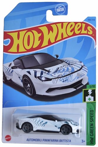 Hot Wheels Automobili Pininfarina Battista HW Green Speed miniatura 1