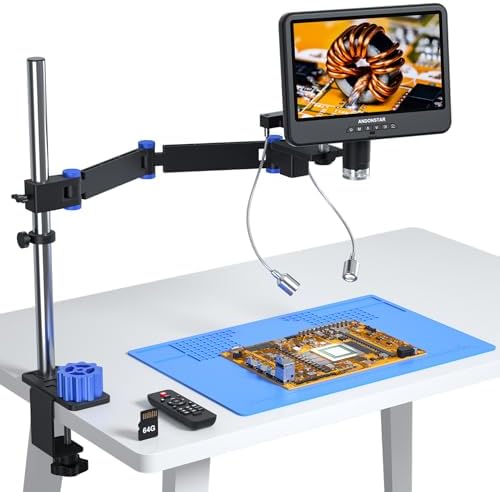 Andonstar AD208S-FA 4K HDMI Digital Microscope with 10.1" Screen ...