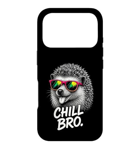 Chill Bro Cooler Hedgehog �T���O���X �y���� �Q�[�}�[ �X�}�z�P�[�X iPhone 17 Pro �p