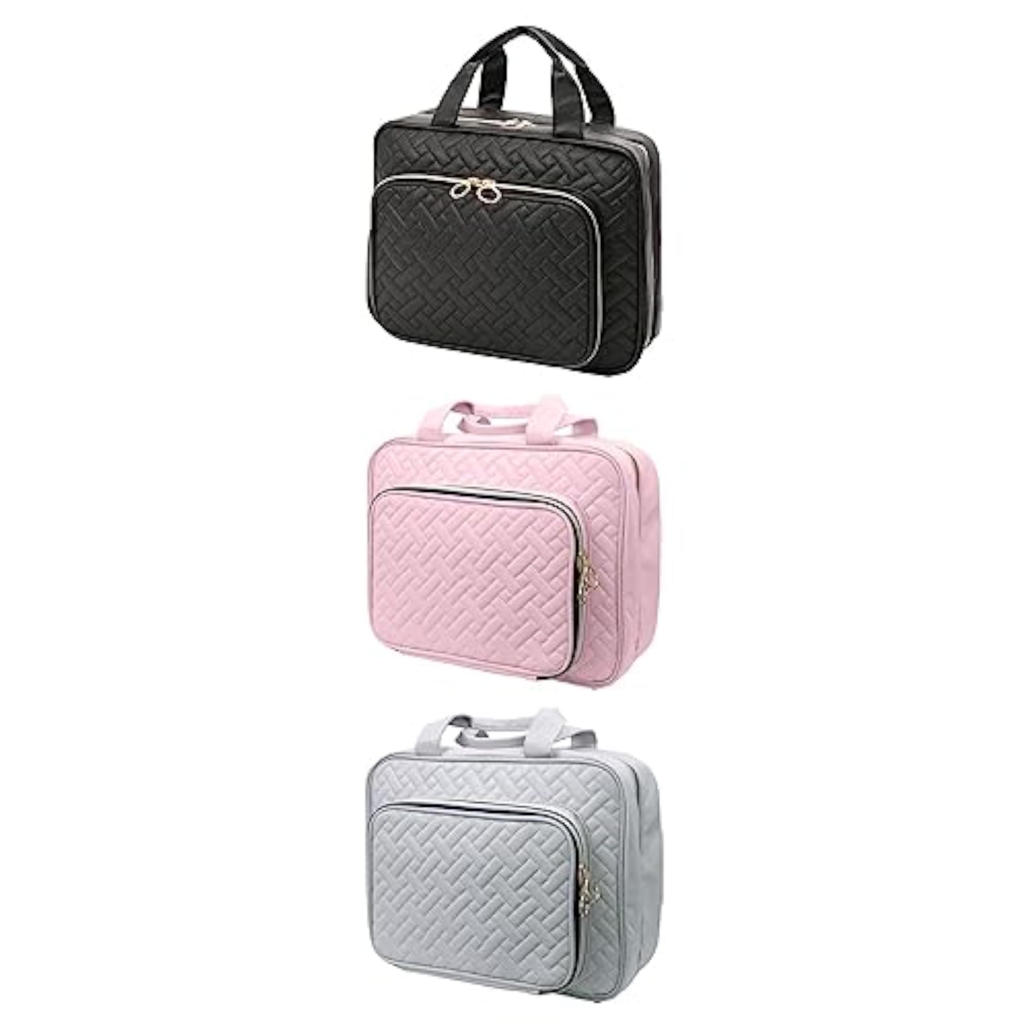 Portable PU Makeup Cosmetic Bag for Travel