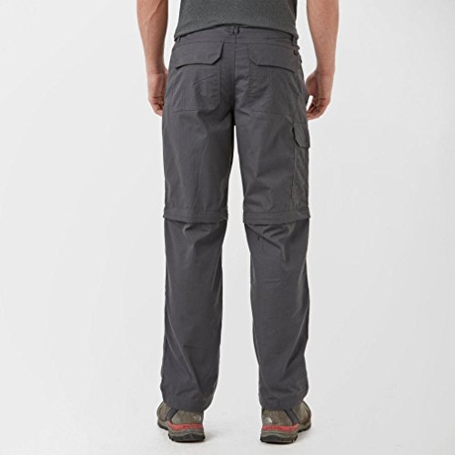 Peter Storm Men's Ramble II Convertible Trousers, Water Resistant, Polyester Cotton Blend, Multiple Pockets, Walking Hiking (UK, Waist & Inseam, 40, 31, Grey) - Image 4