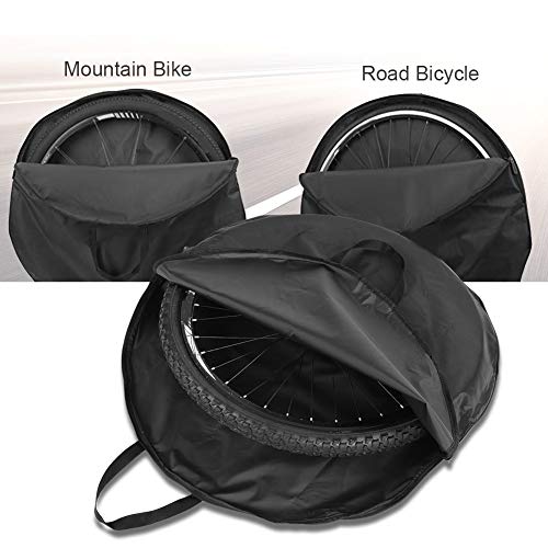 QANYEGN Bike Wheel Bag, Travel Case, Motain Bike Wheel Storage, Wheelset Carrying Bag for Road and Motain Bike(29in)