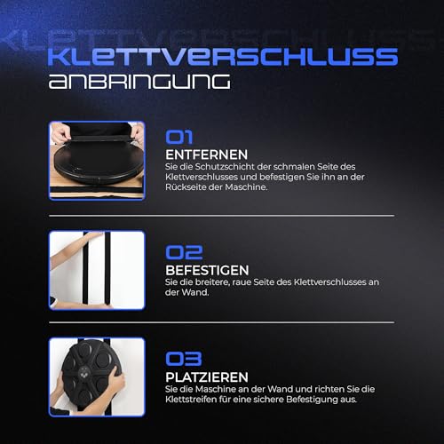 Ezero Smart Music Boxing Machine 12 Stufen, Bluetooth mit Boxhandschuhe, Springseil Boxen, Handtuch, Fitnessbänder und Tragetasche - Boxautomat mit Boxing Gloves - Boxmaschine mit Musik - Musikboxen