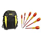 Fast and free shipping Stanley 1-95-611 - Mochila FatMax + 0-65-443 - Juego 6 Piezas Aislados Plana/Pozidrivee