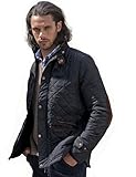 VEDONEIRE Mens Quilted Fleece lined Jacket (3059 NAVY) blue padded coat