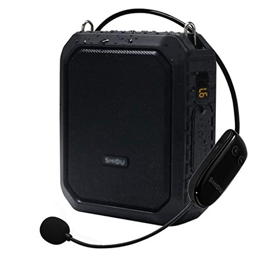 Amplificador de Voz Amplificador de voz, Bluetooth inal�mbrico de canto amplificador impermeable IPX5, amplificador de micr�fono inal�mbrico port�til inal�mbrico meg�fono altavoz for el aire libre