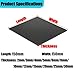 Phenolic Bakelite Sheet 150x150mm 2-30mm Thick High Temp Resistant Electrical Insulation Board for CNC Machining Industrial & DIY Use(Black,150x150x5mm)