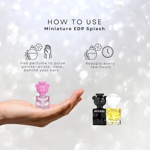MOSCHINO Perfume for Women Variety Mini Splash Giftset - Bubble Gum ,Toy 2 ,Toy Boy - Thumbnail 3