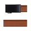 Obsidian / Tan Brown Leather
