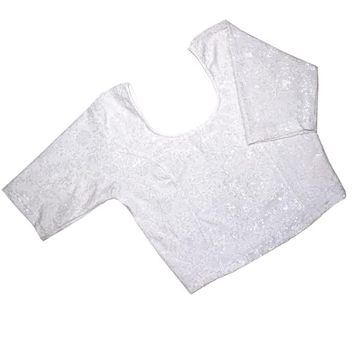 Image of Chandrakala Readymade Blouses for Women Sarees,Stretchable(B202-P)