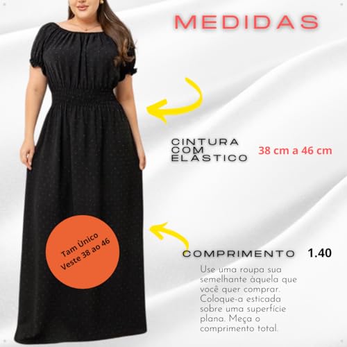 Vestido Longo Feminino Ciganinha Evangélico Elegante