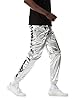 ZEROYAA Mens Metallic Shiny Jogger Sweatpants 70s ... #1