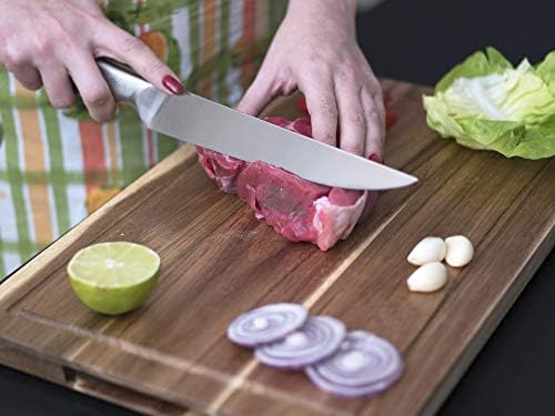 Ross Henery Professional Japanese Style Premium Stainless Steel 9 Piece Chefs Knife Set with Protective sheaths in Canvas Carry case