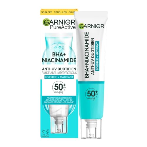 Garnier Pure Active Anti Uv Quotidien Anti Imperfections Spf 50+ 40ml Protection Solaire - vue 2