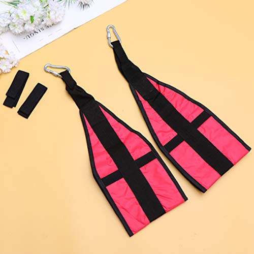 IMIKEYA Tiras Ab Pull Up Fitness Strap Sling Tiras para Pendurar para Treino Músculo Abdominal (Rosa