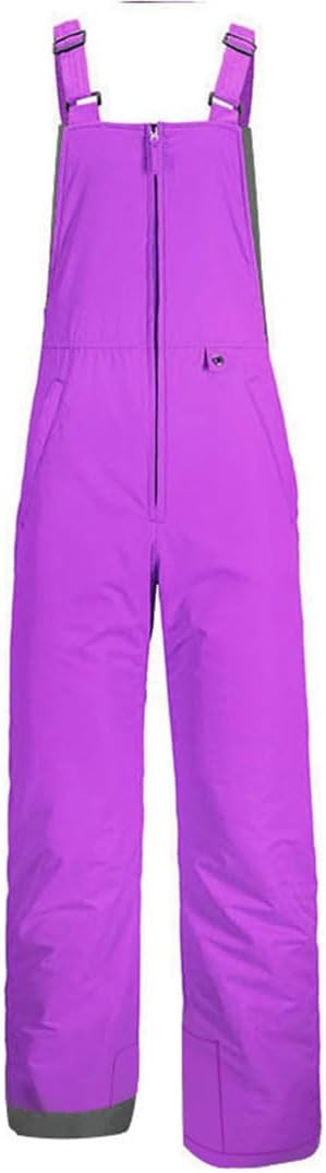 Outdoor Adult Ski Clothing for Men Women Cotton Filling Warm Backpack Bib Pants Skiing Snowboarding Pants