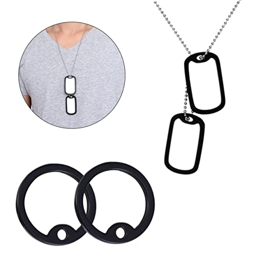 DOITOOL 2 Pcs Labels Id Tags Toys for Cats Rat Cage Silicone Dog Tag Silencers Cat Brand Pet