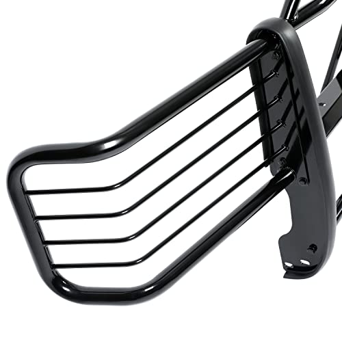 Hecasa Steel Grille Brush Guards Compatible With 1988-1998 Chevy C/K Series 1500 1988-2000 C/K Series 2500/3500 1992-1994 Blazer/Jimmy 1992-1999 Suburban 1995-1999 Tahoe/Yukon Powder Coated #TOP6