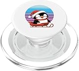 Photo Gallery divertimento invernale pinguino cappello di babbo natale in popsockets popgrip per magsafe Photo Gallery divertimento invernale pinguino cappello di babbo natale in popsockets popgrip per magsafe