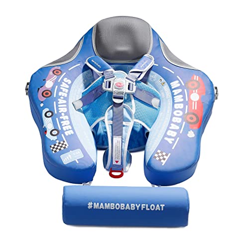 Baby Pool Float With Canopy Upf 50+, Non Inflatable Mambobaby Float, Baby Floaties For Infants Swimming Training, No Flip Over Baby Swimming Float #TOP4