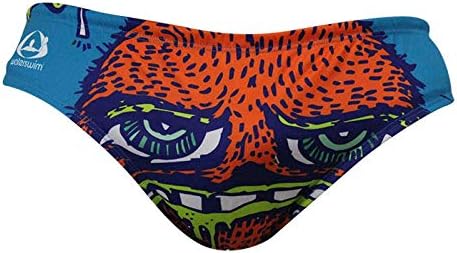 Suit Orange Face Swimwear, Swim Briefs for Swimmers, Water Polo, Underwater Hockey, Underwater Rugby