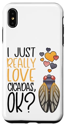 ���킢����̗��l I Really Love Cicadas �X�}�z�P�[�X iPhone XS Max �p
