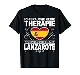 Bandera de España Timanfaya Viaje Canarias Vacaciones Lanzarote Camiseta