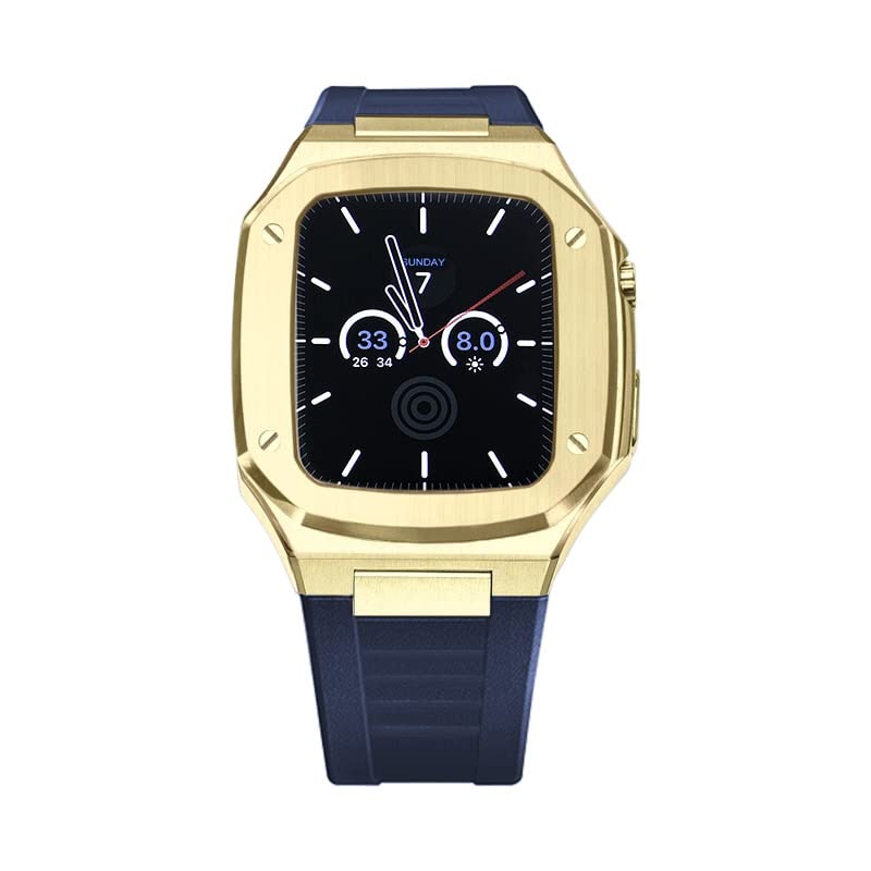 Kit modification boîtier acier et bracelet métal Apple Watch 45mm