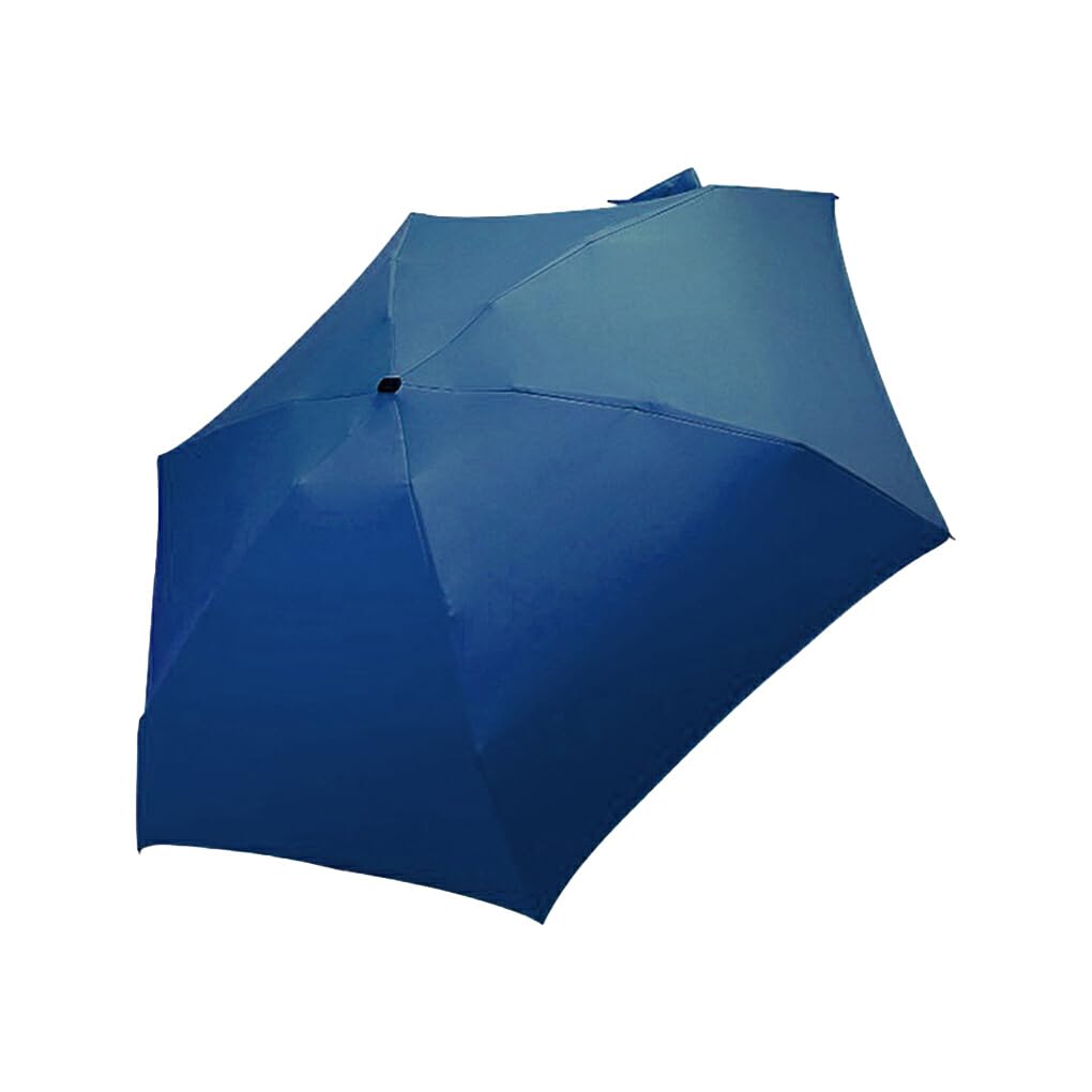 rongweiwang Disassembly Sun Umbrella For Easy Storage And Travel Folding Sun Umbrellas Rainproof Umbrellas Easy To Storage, navy blue