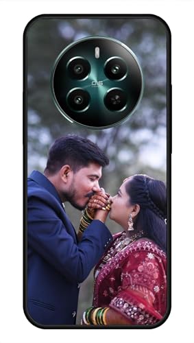 Image of NDCOM for Customised Realme Narzo 70 Pro 5G, Realme P1, Realme 12 Plus, Realme Narzo 70 Back Cover DIY Personalised Photo Design | Customized Gift Custom Text Name Printed Metal Case