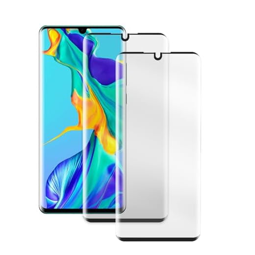 AKLPP [2 Pezzi] Pellicola Vetro Temperato per Huawei p30 pro, Durezza 9H 5D Protettivo Film Protezione Schermo, Senza Bolle, Facile Installare, HD, Infrangibile