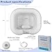RxylveTC Multi‑Purpose Inflatable Hair‑Washing Basin – Home & Bedside Shampoo Bowl for Pregnant, Elderly Care & Disabled with Neck Pillow Support & Quick‑Drain Valve (White)